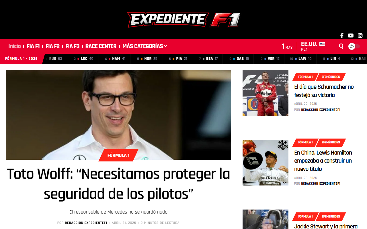 Expediente F1